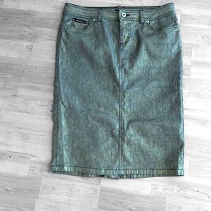 D & G Dolce & Gabbana Sporty Linen Skirt US Size 10/12